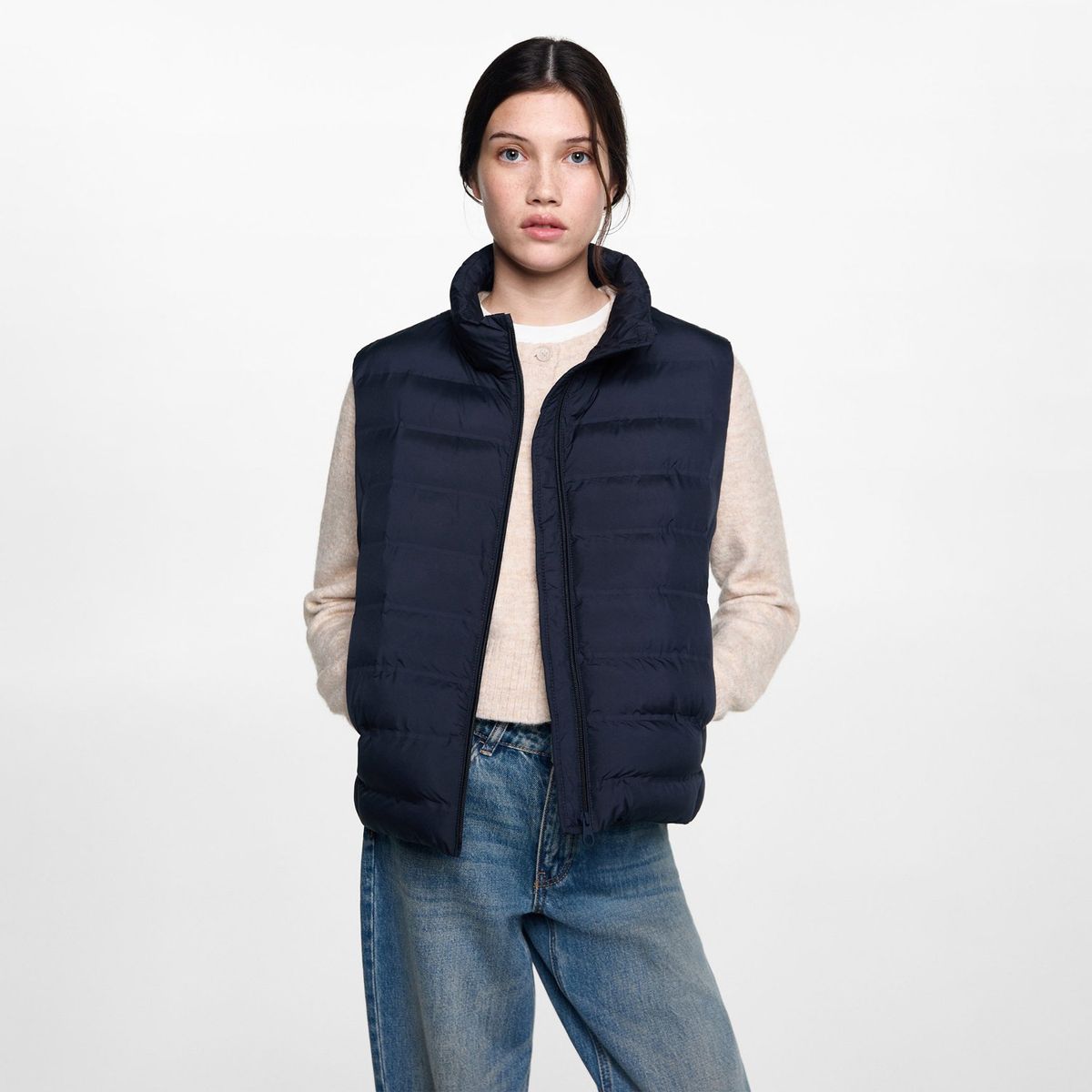 MANGO TEEN - Chaleco Mujer Mango