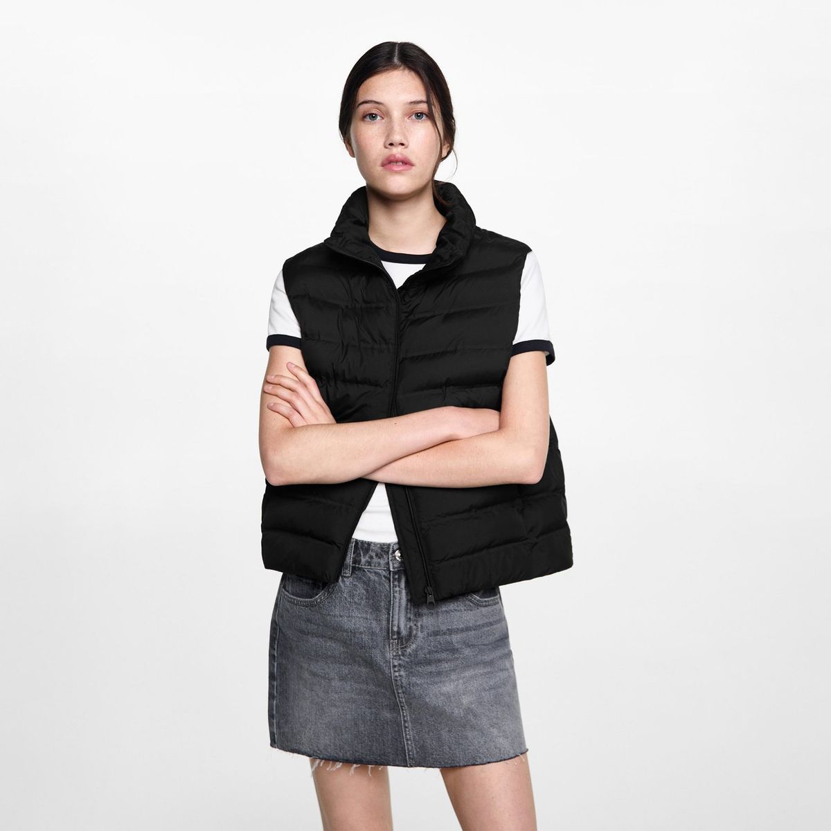 MANGO TEEN - Chaleco Mujer Mango