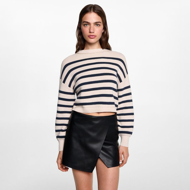 MANGO TEEN - Falda Corta Mujer Mango