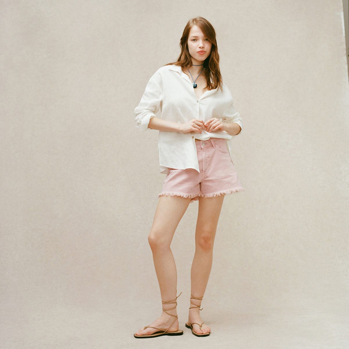 MANGO TEEN - Short 100% Algodón Mujer Mango