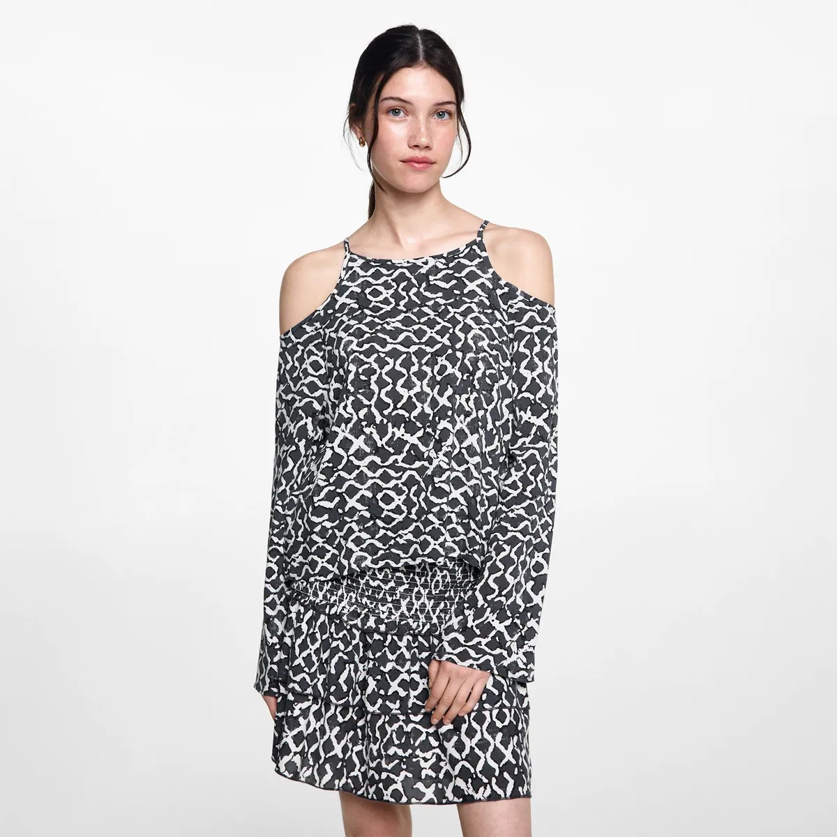 MANGO TEEN - Blusa Manga Larga Mujer Mango