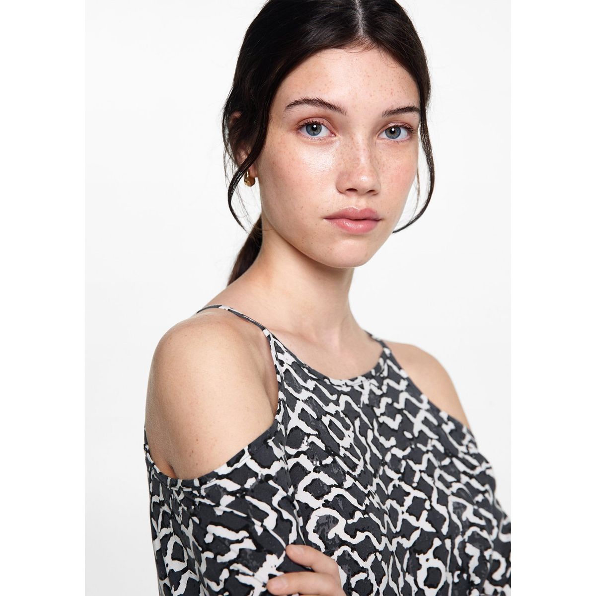 MANGO TEEN - Blusa Manga Larga Mujer Mango
