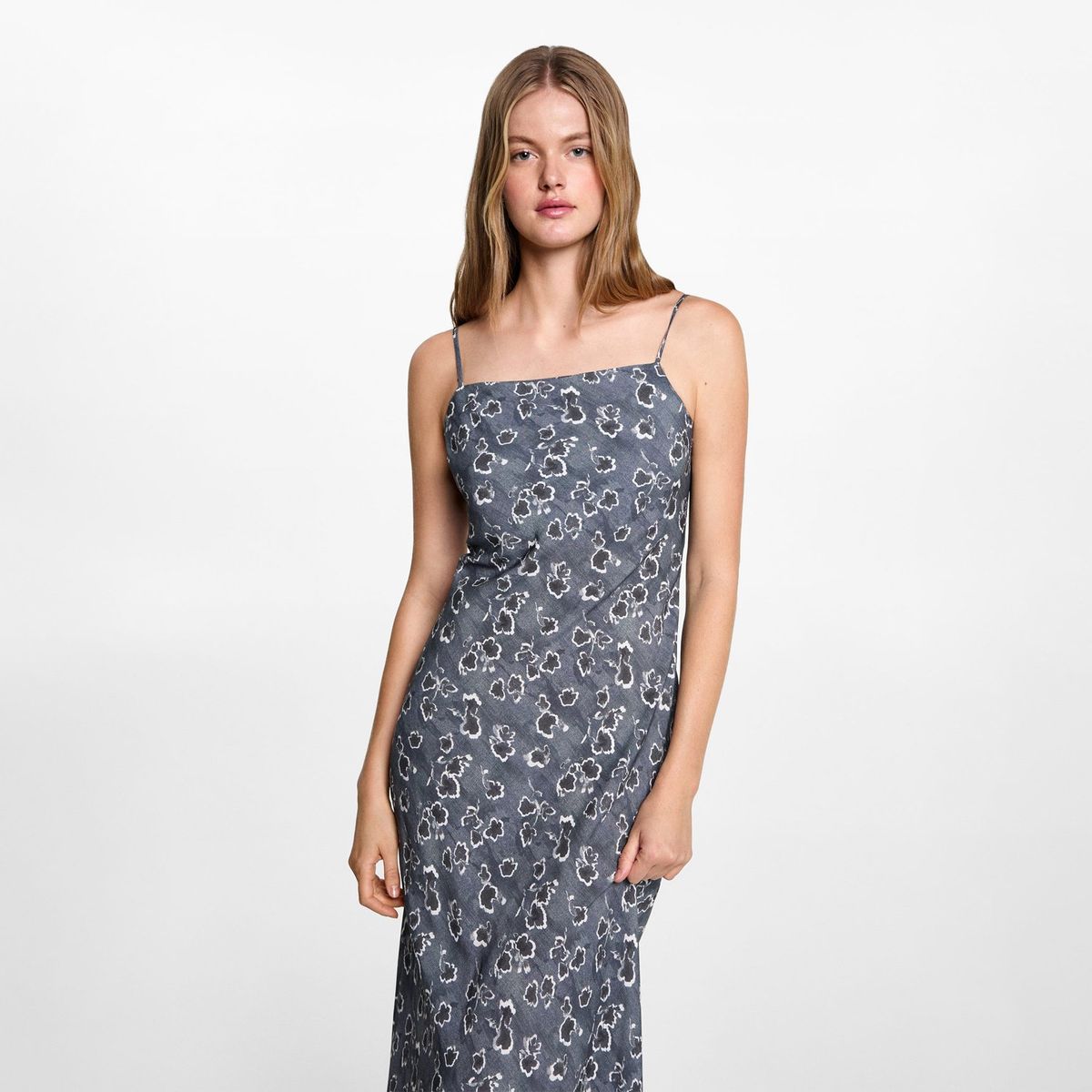 MANGO TEEN - Vestido Largo Mujer Mango