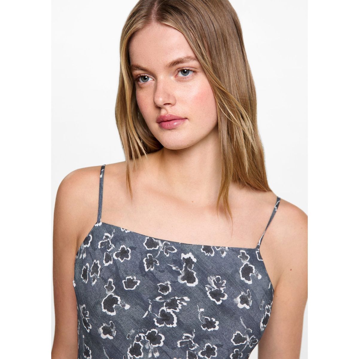 MANGO TEEN - Vestido Largo Mujer Mango