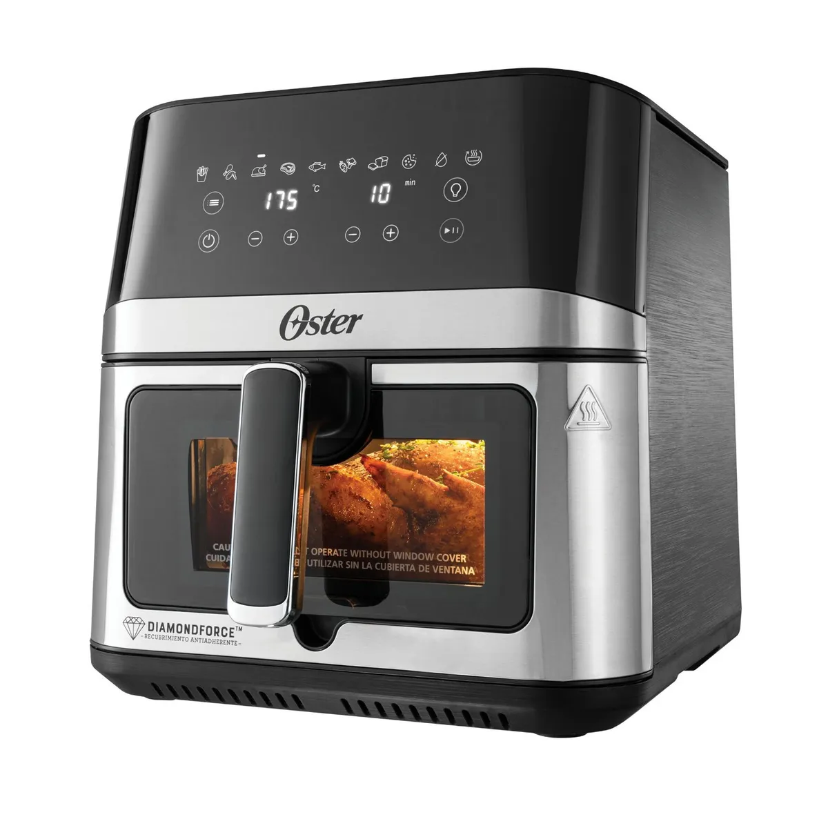 OSTER - Freidora De Aire Oster Digital 7.5L Ventana Y Luz.