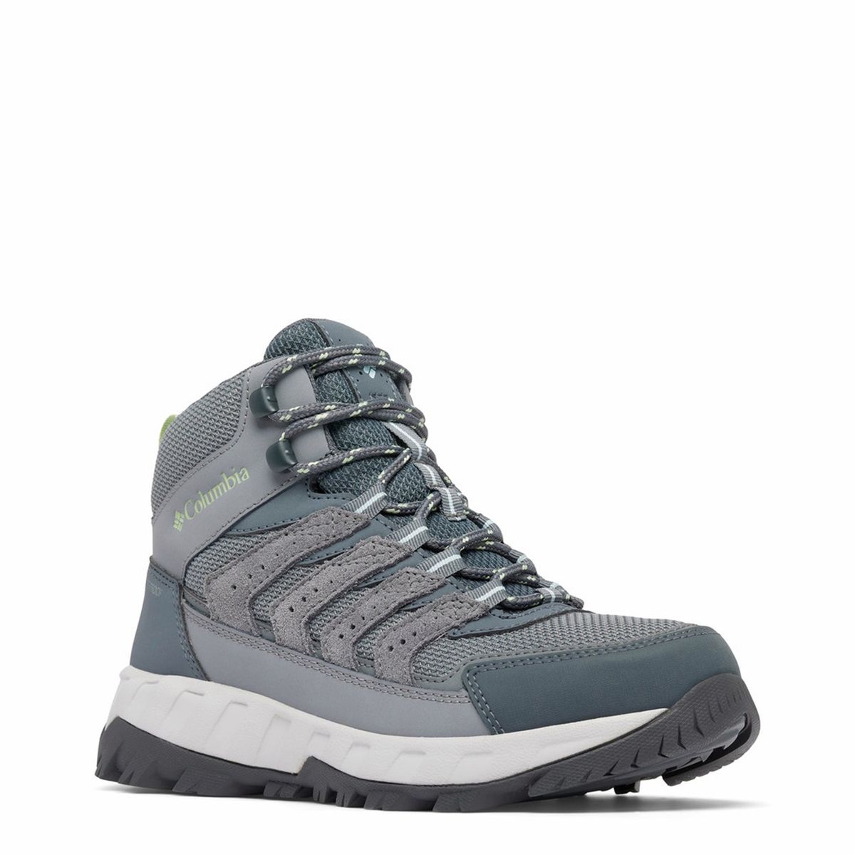 COLUMBIA - Zapatillas Deportivas Outdoor Mujer Columbia Strata Trail Mid Wp Grey Gris