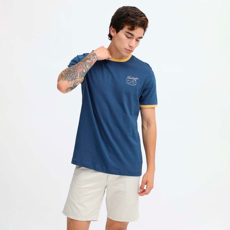 HUNTINGTON - Polo Manga Corta 100% Algodón Hombre Huntington