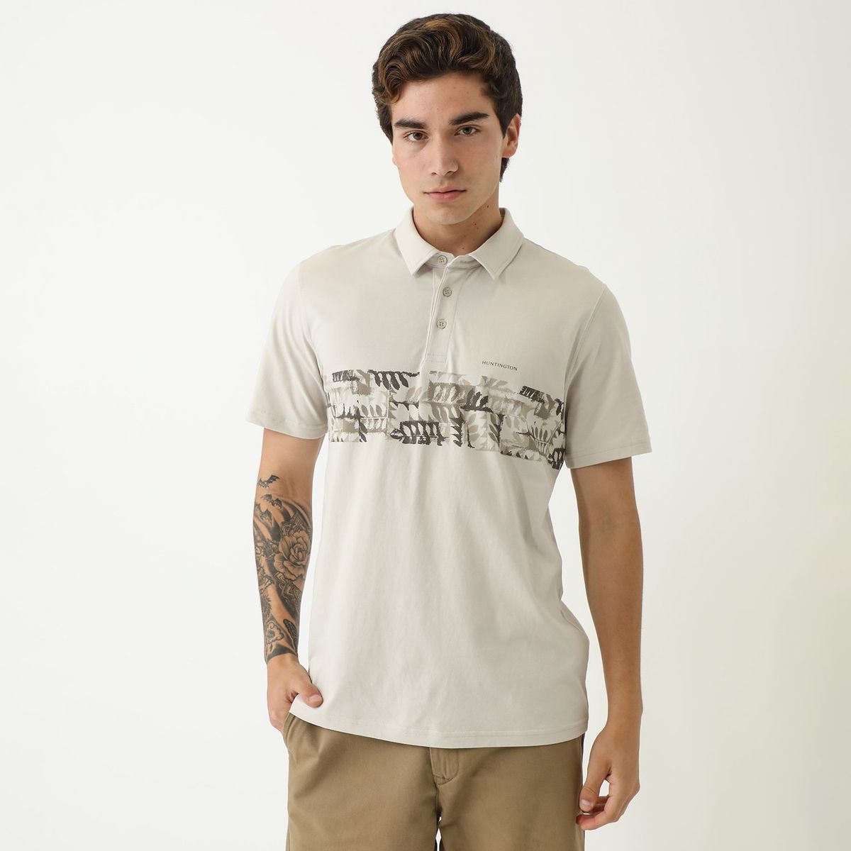 HUNTINGTON - Polo Sin Mangas 100% Algodón Hombre Huntington