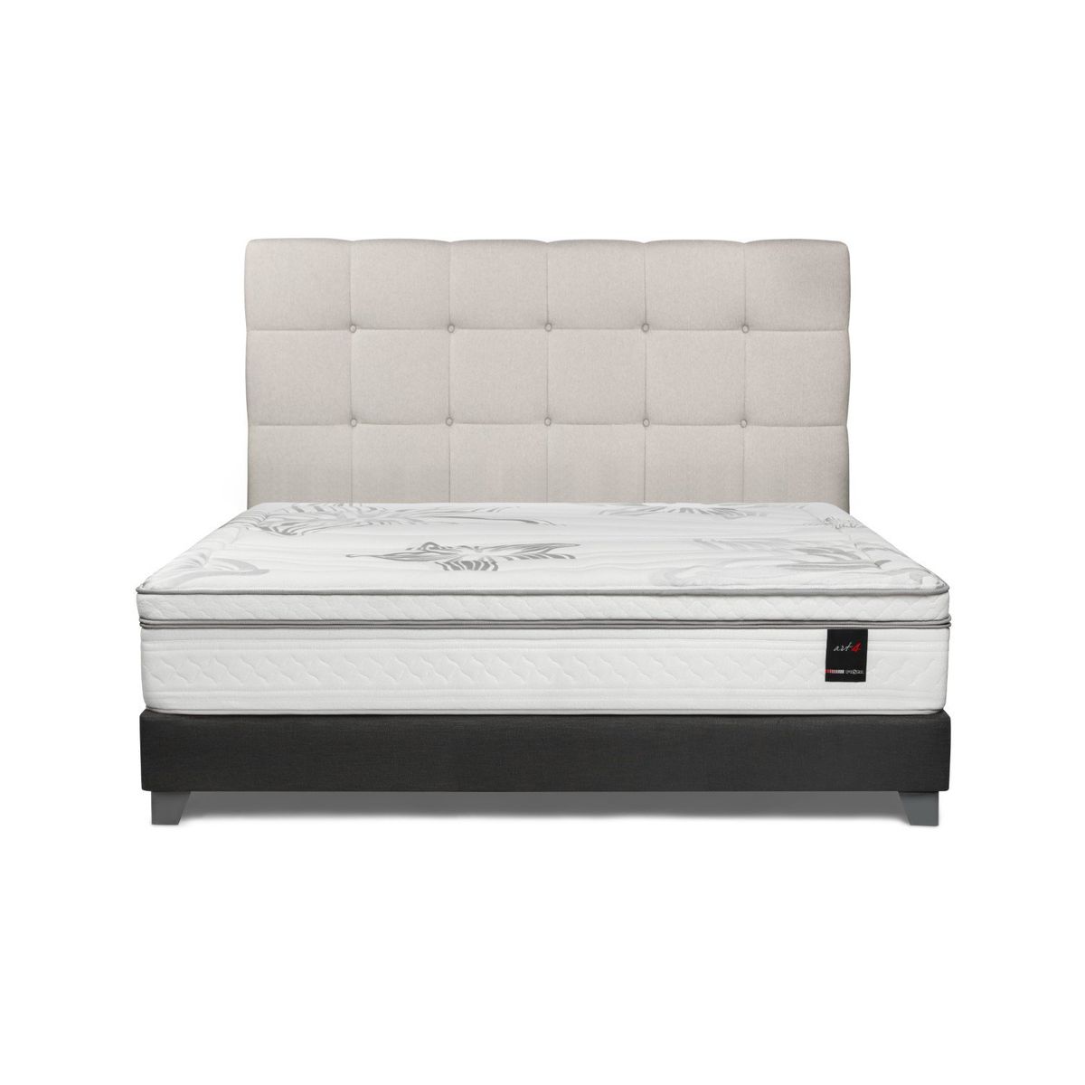 ROSEN - Dormitorio Art 4 Issey King Niebla