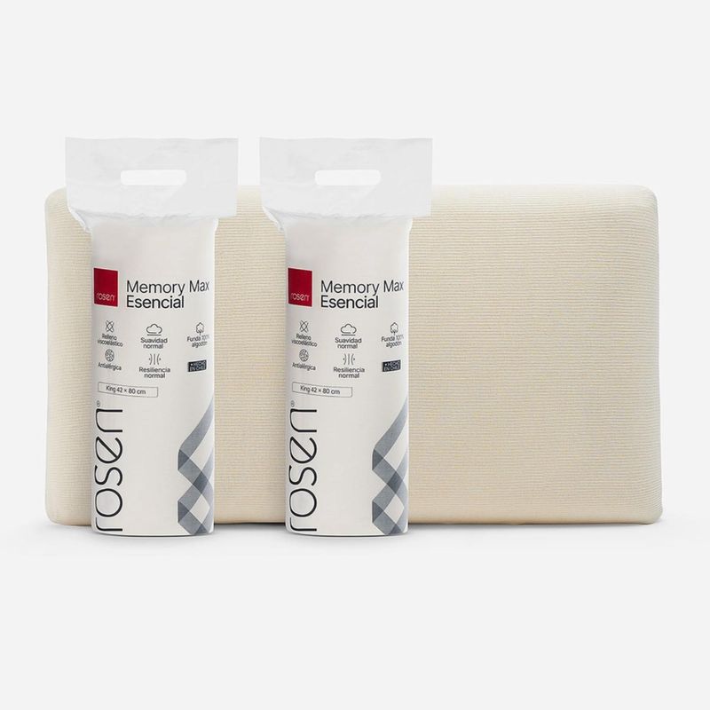 ROSEN - Pack X2 Almohadas Memory Max Esencial King