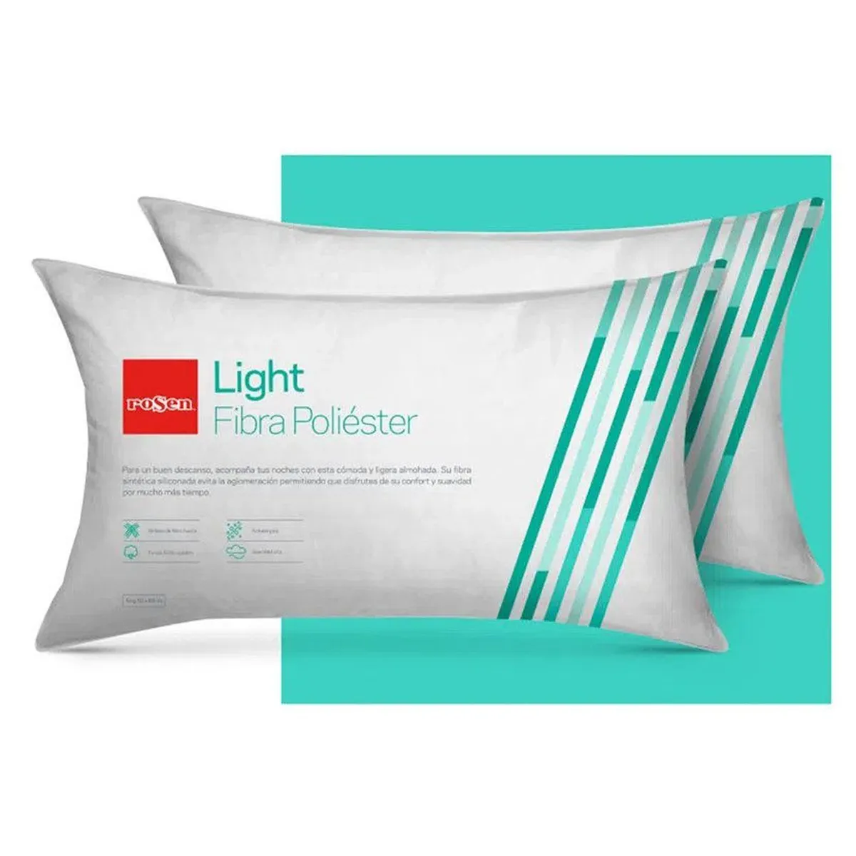 ROSEN - Pack X2 Almohadas Light Americana