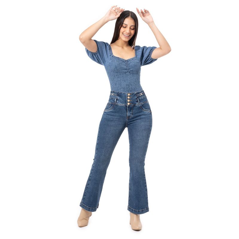 PIONIER - Jean Flare Algodón Mujer Pionier