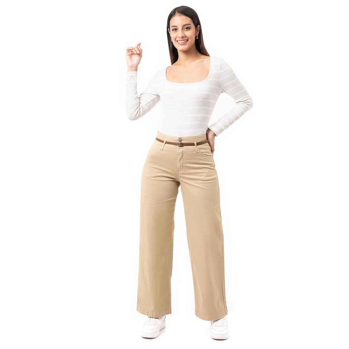 PIONIER - Pantalon Wide Leg  Pionier Mujer