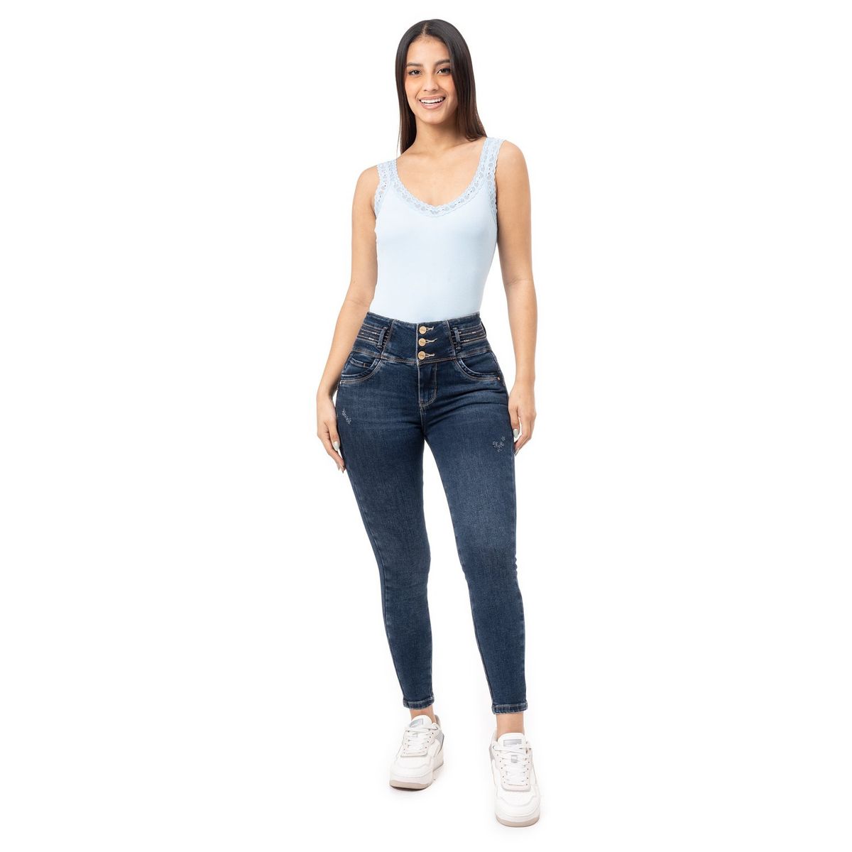 PIONIER - Jean Skinny Algodón Mujer Pionier