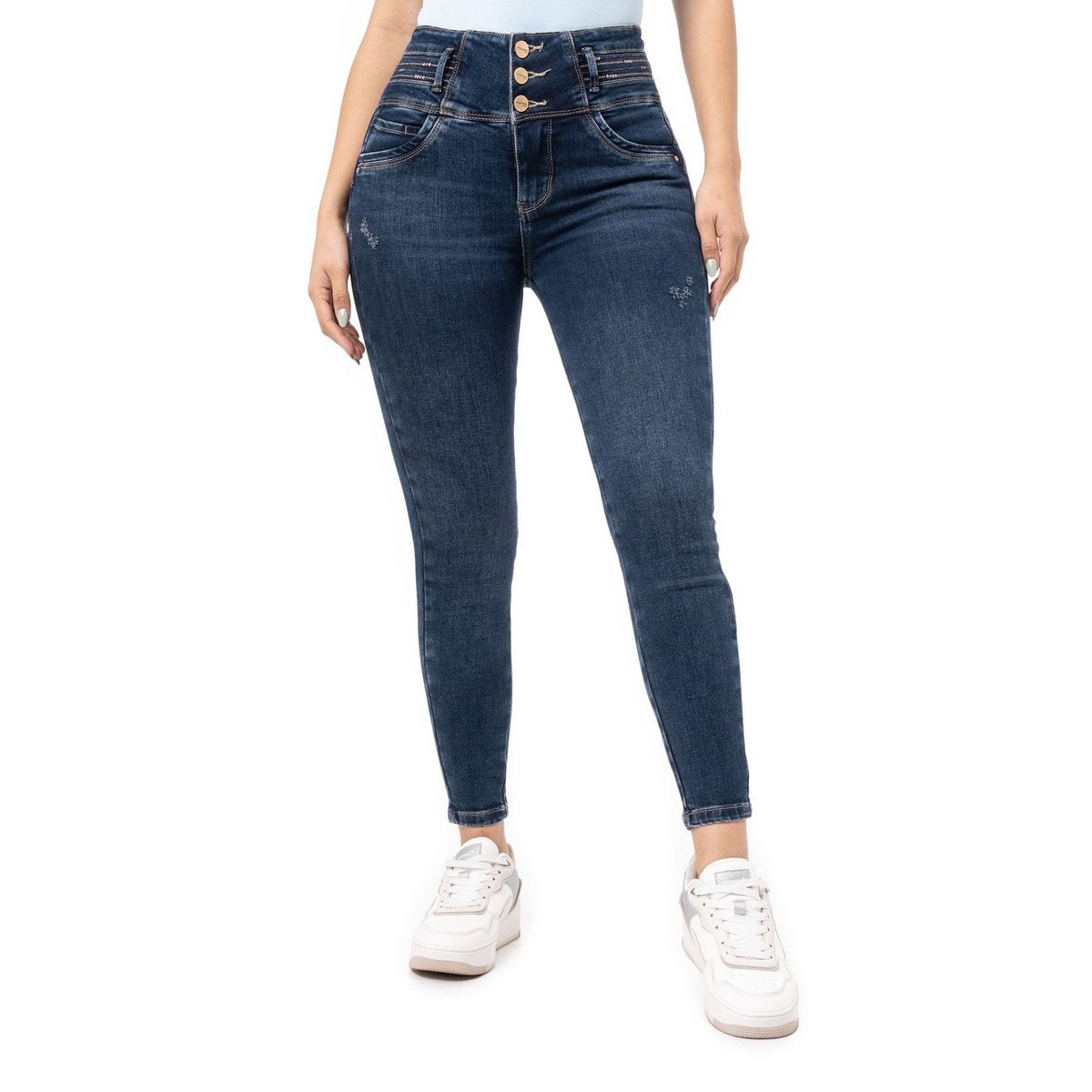 PIONIER - Jean Skinny Algodón Mujer Pionier