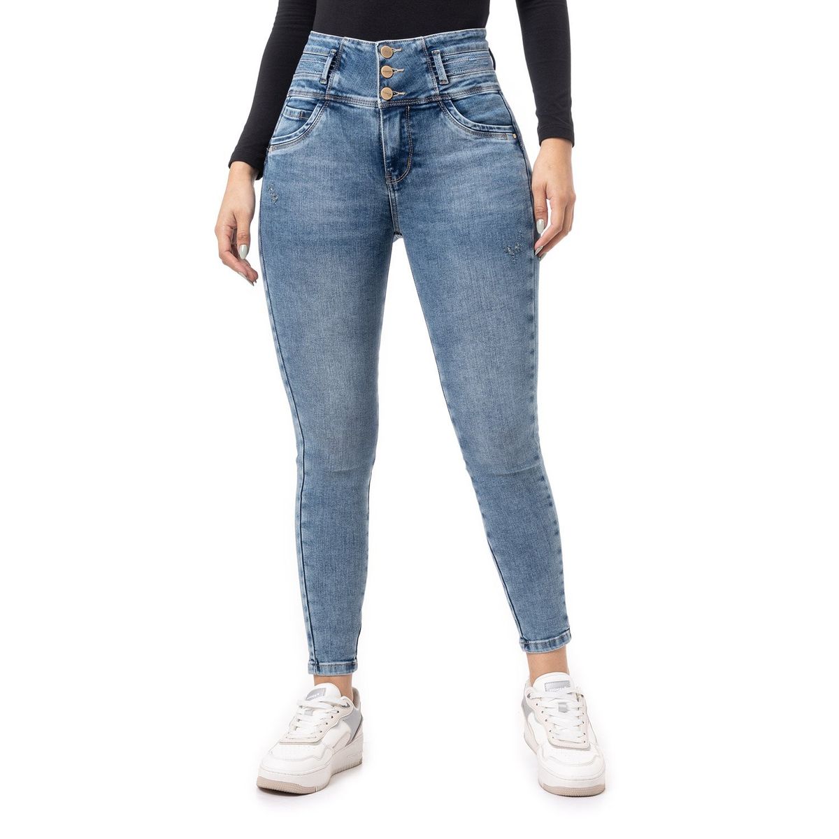 PIONIER - Jean Skinny Algodón Mujer Pionier