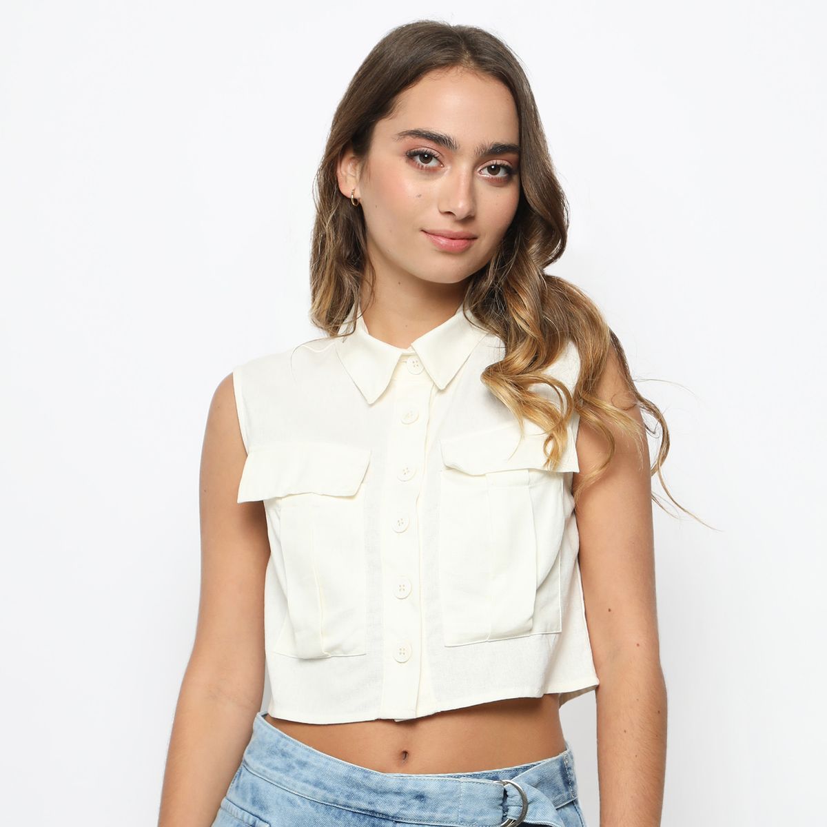 DENIMLAB - Top Sin Mangas Mujer Denimlab