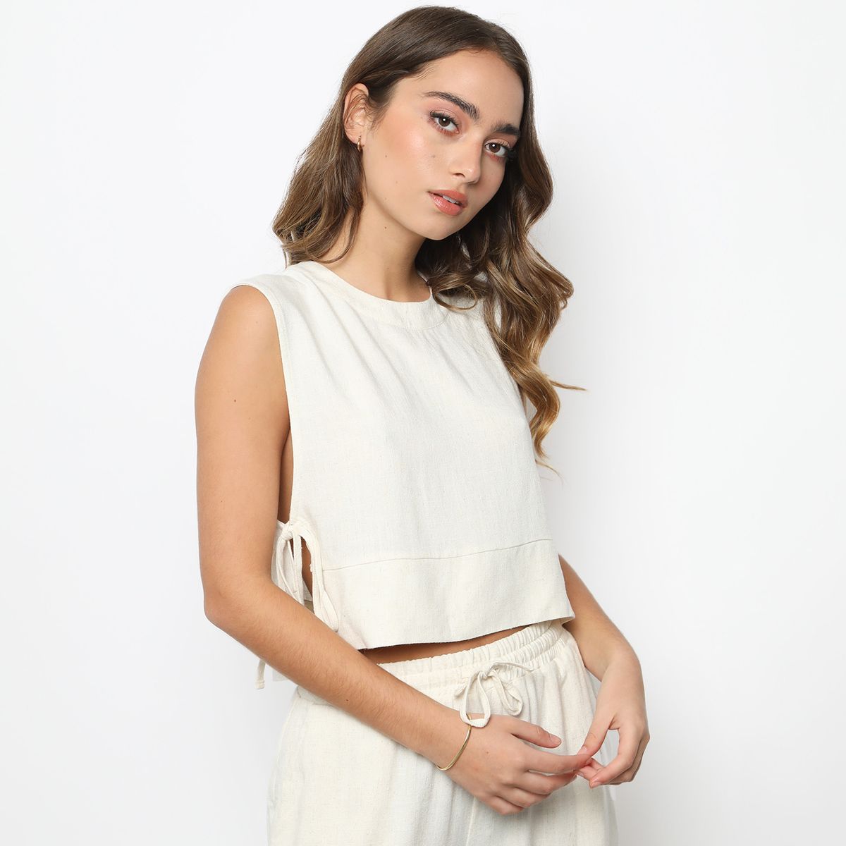 DENIMLAB - Top Sin Mangas Algodón Mujer Denimlab