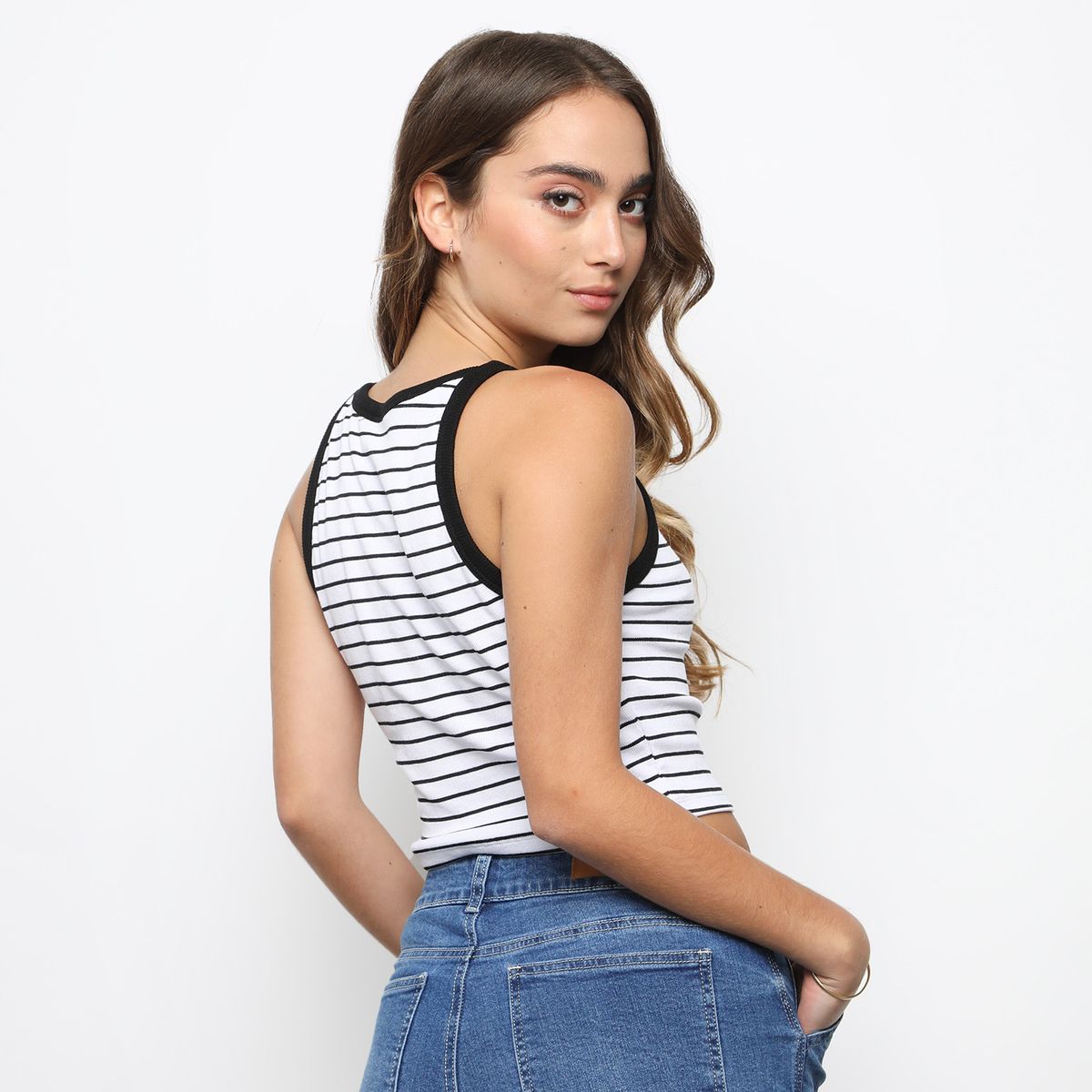 DENIMLAB - Top Sin Mangas Algodón Mujer Denimlab