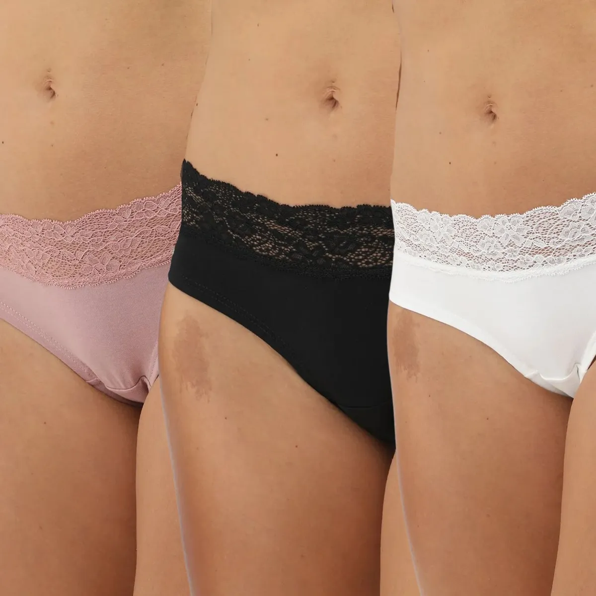 BLU - Pack X3 Calzón Algodón Mujer Blu