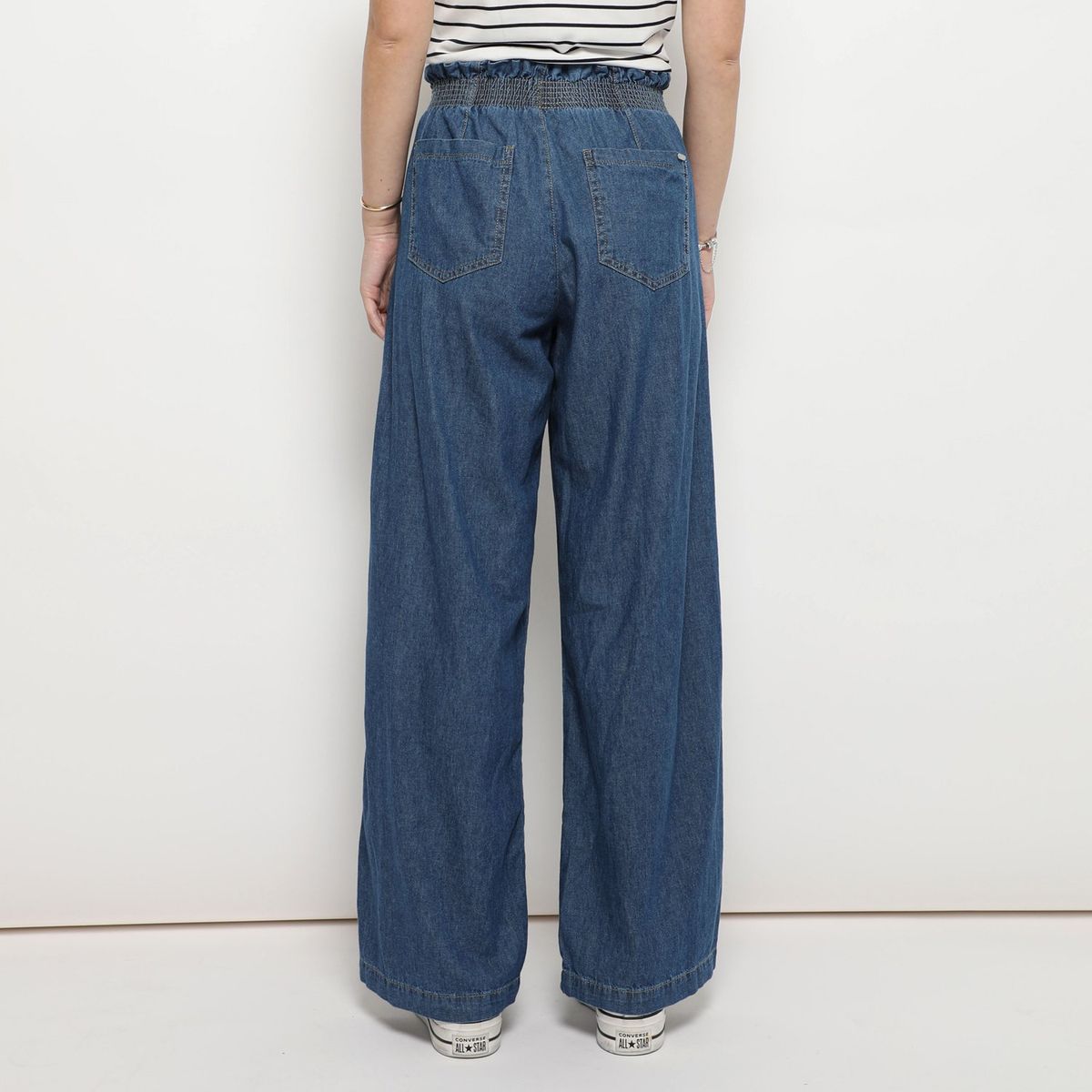 AMERICAN ABBEY - Pantalón Culotte 100% Algodón Mujer America Abbey