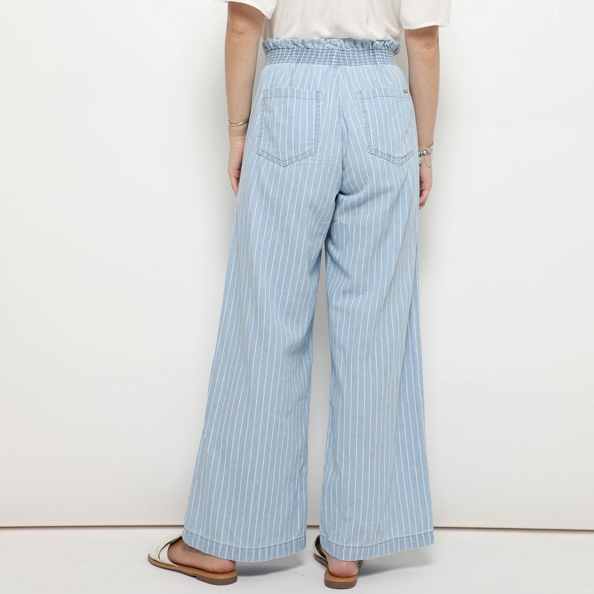 AMERICAN ABBEY - Pantalón Culotte 100% Algodón Mujer America Abbey