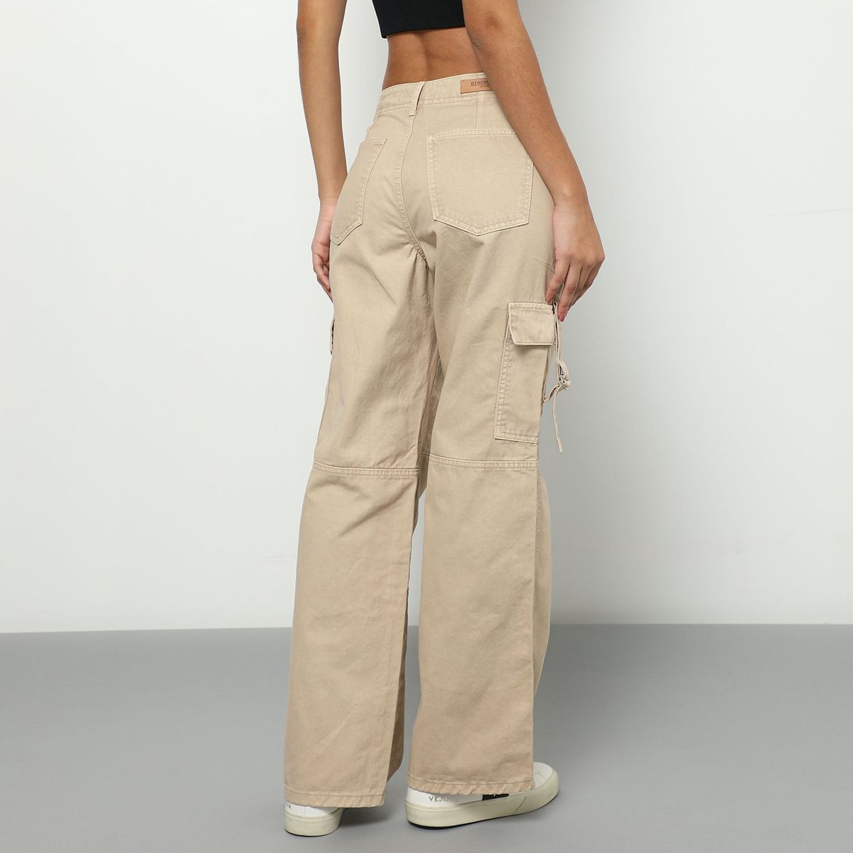 DENIMLAB - Pantalón Wide Algodón Mujer Denimlab