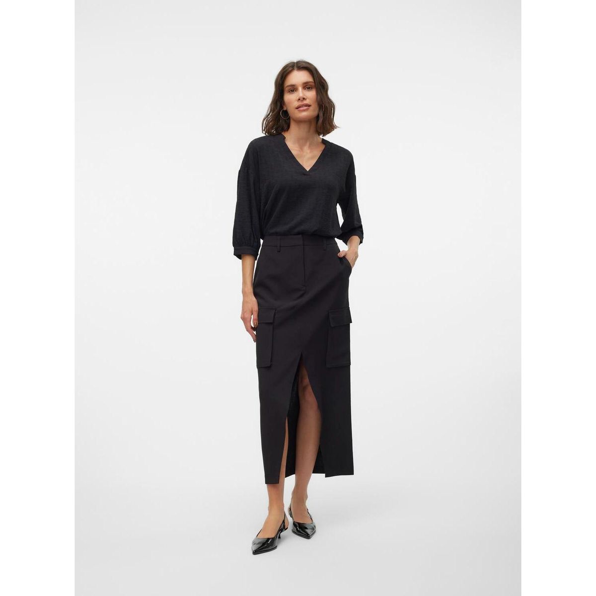 VERO MODA - Falda Larga Mujer Vero Moda