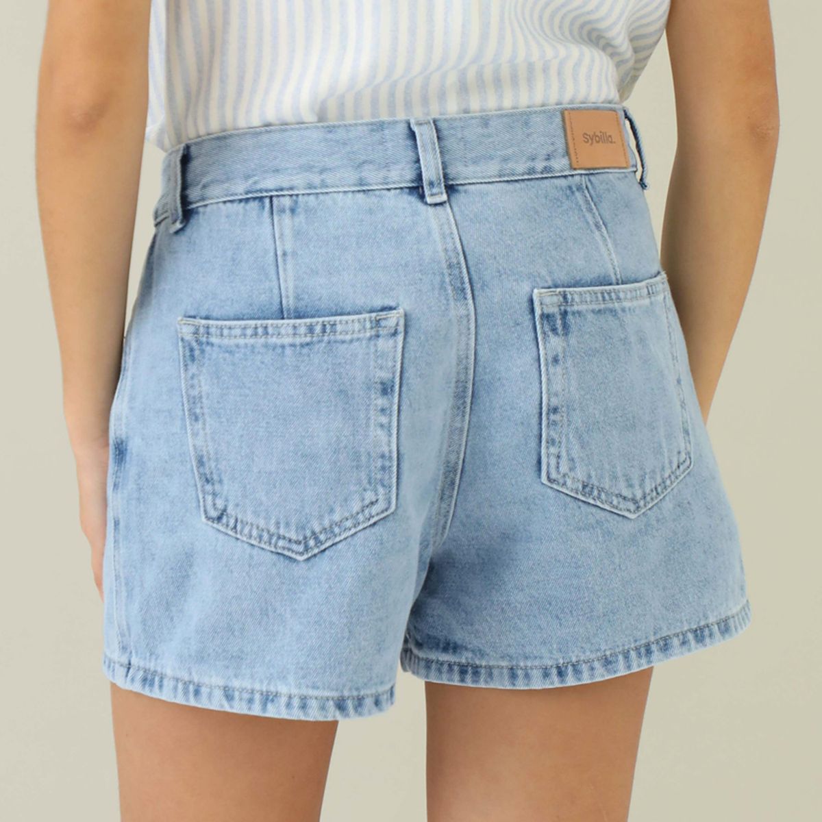 SYBILLA - Falda Short Algodón Mujer Sybilla