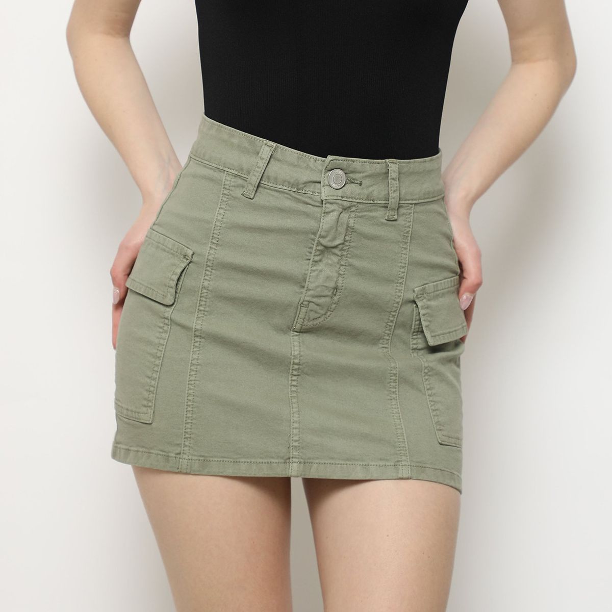 SYBILLA - Falda Cargo Algodón Mujer Sybilla