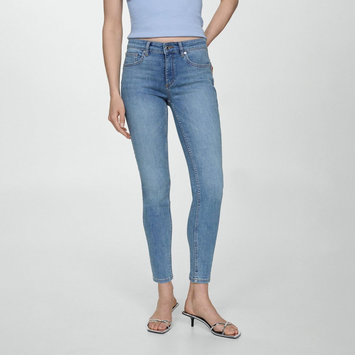 MANGO - Jean Algodón Mujer Mango