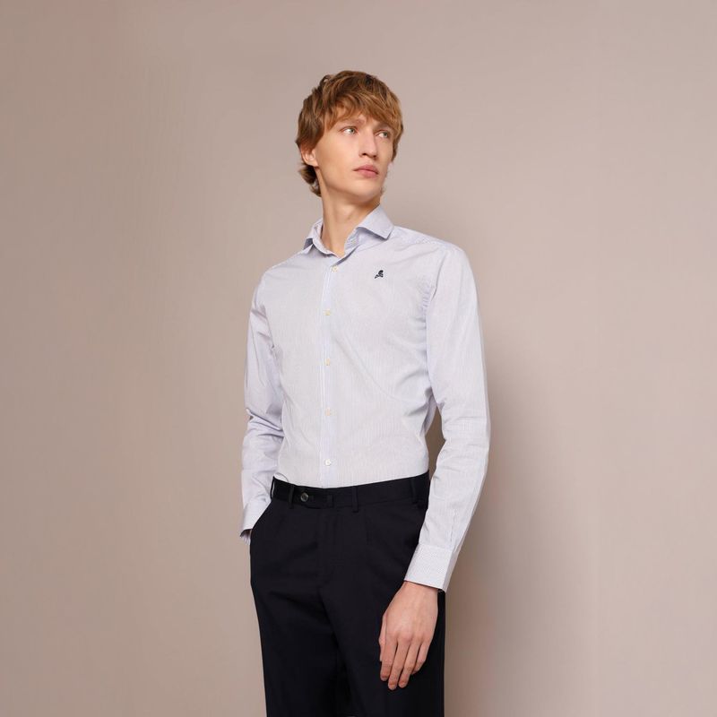 SCALPERS - Camisa Manga Larga 100% Algodón Hombre Scalpers 