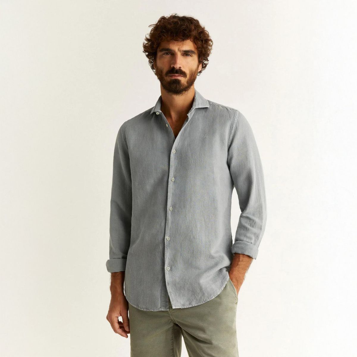 SCALPERS - Camisa Manga Larga Algodón Hombre Scalpers