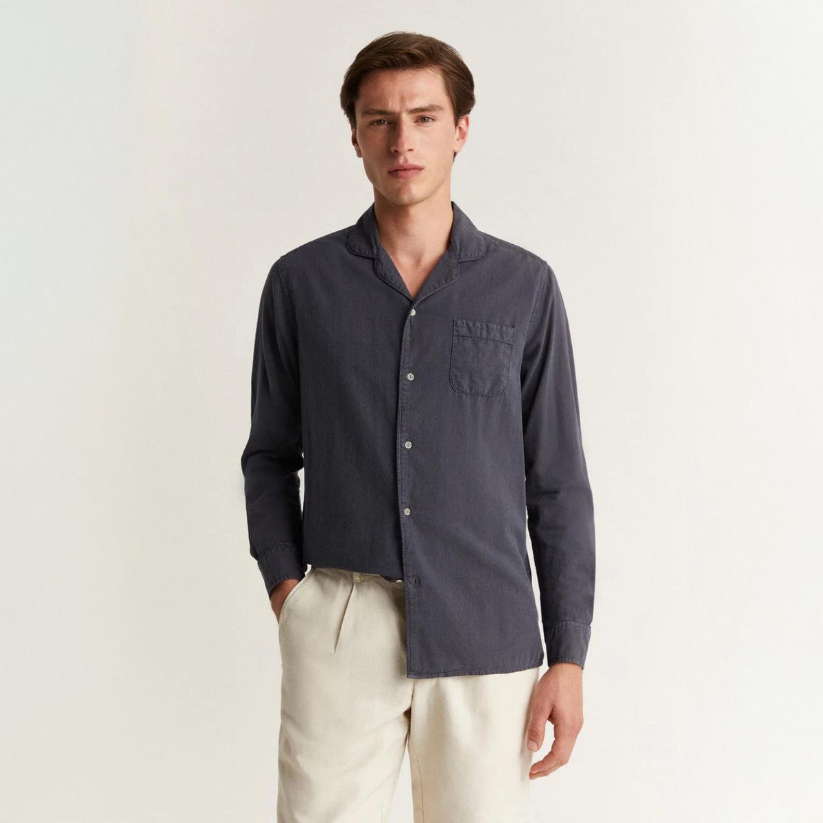 SCALPERS - Camisa Manga Larga 100% Algodón Hombre Scalpers