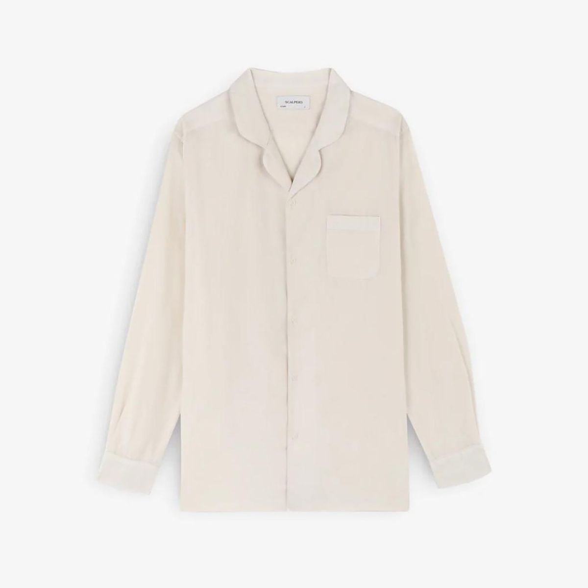 SCALPERS - Camisa Manga Larga 100% Algodón Hombre Scalpers