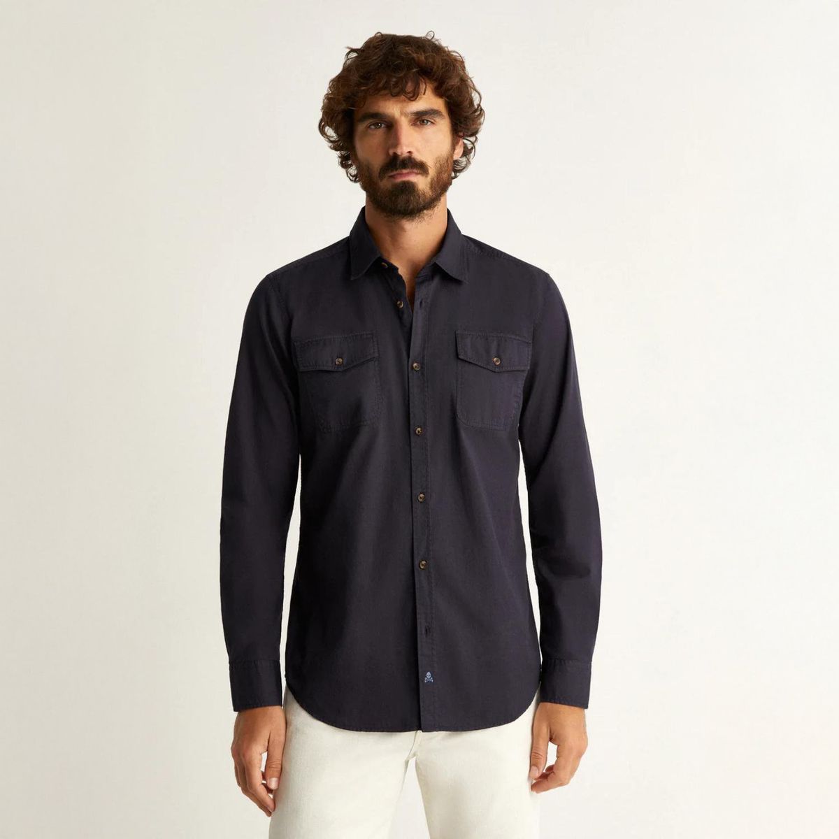 SCALPERS - Camisa Manga Larga 100% Algodón Hombre Scalpers 