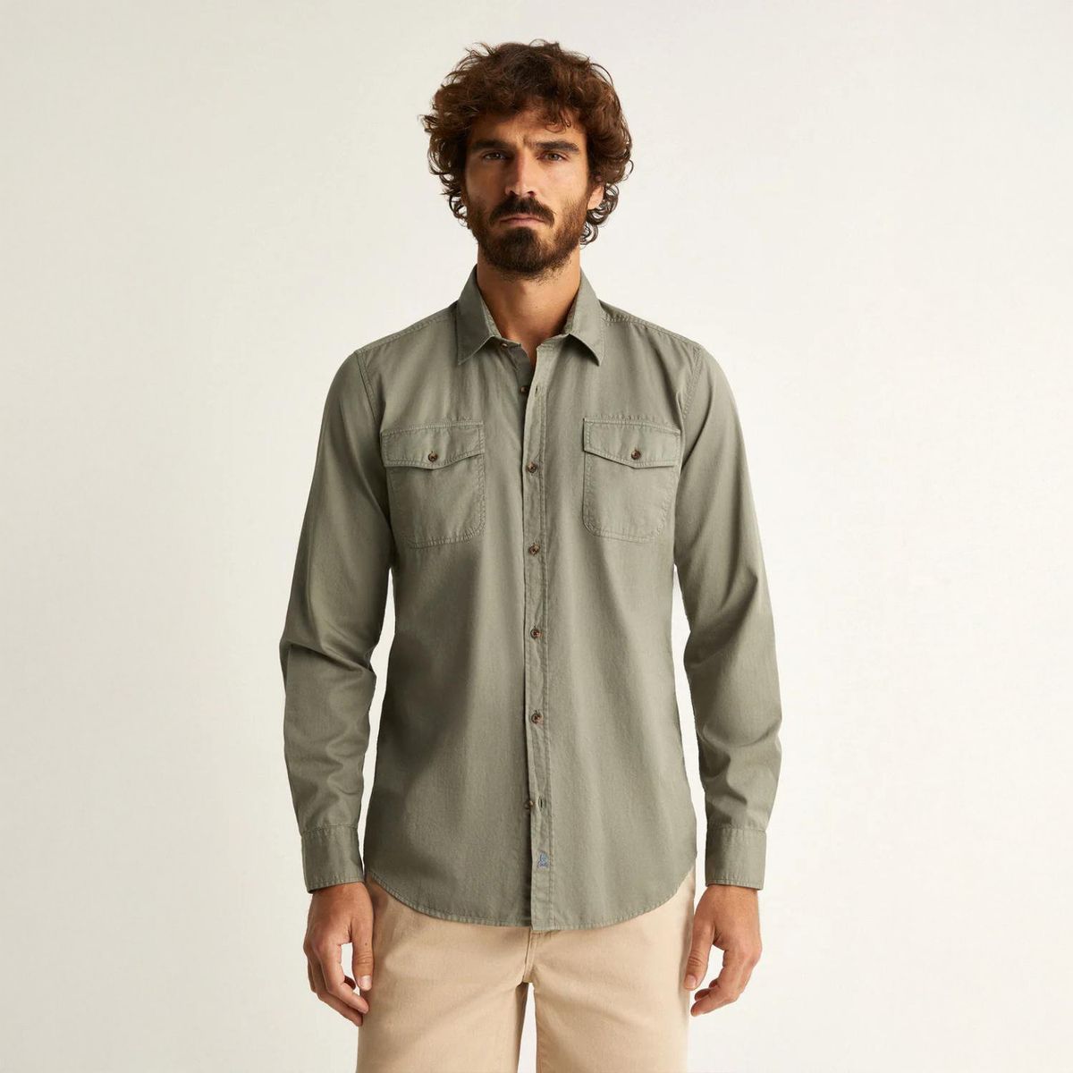 SCALPERS - Camisa Manga Larga 100% Algodón Hombre Scalpers 