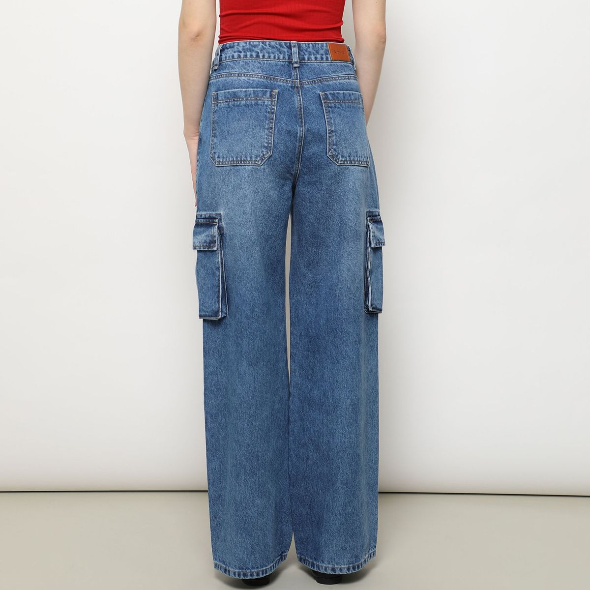 SYBILLA - Pantalón Straight Algodón Mujer Sybilla