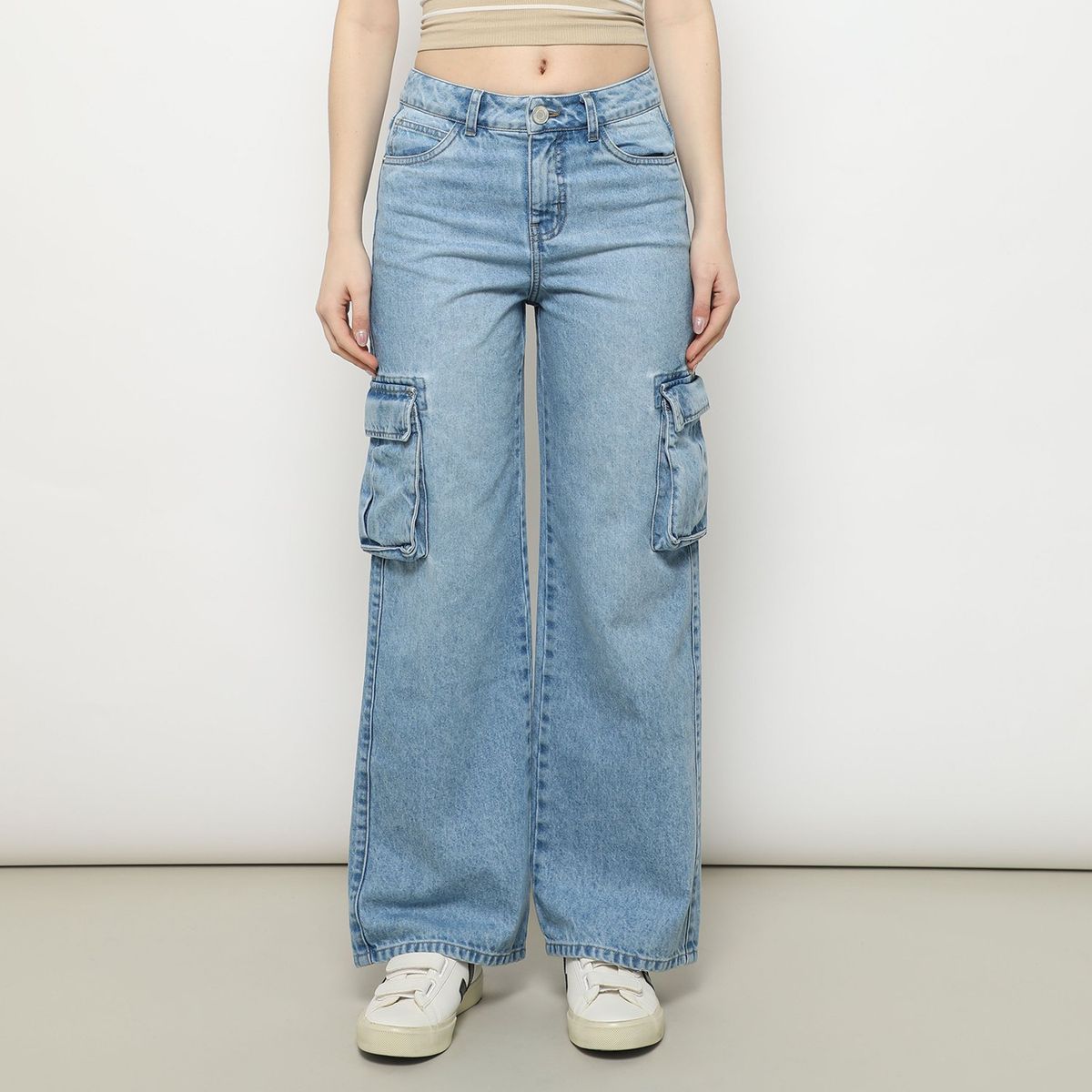 SYBILLA - Pantalón Straight Algodón Mujer Sybilla