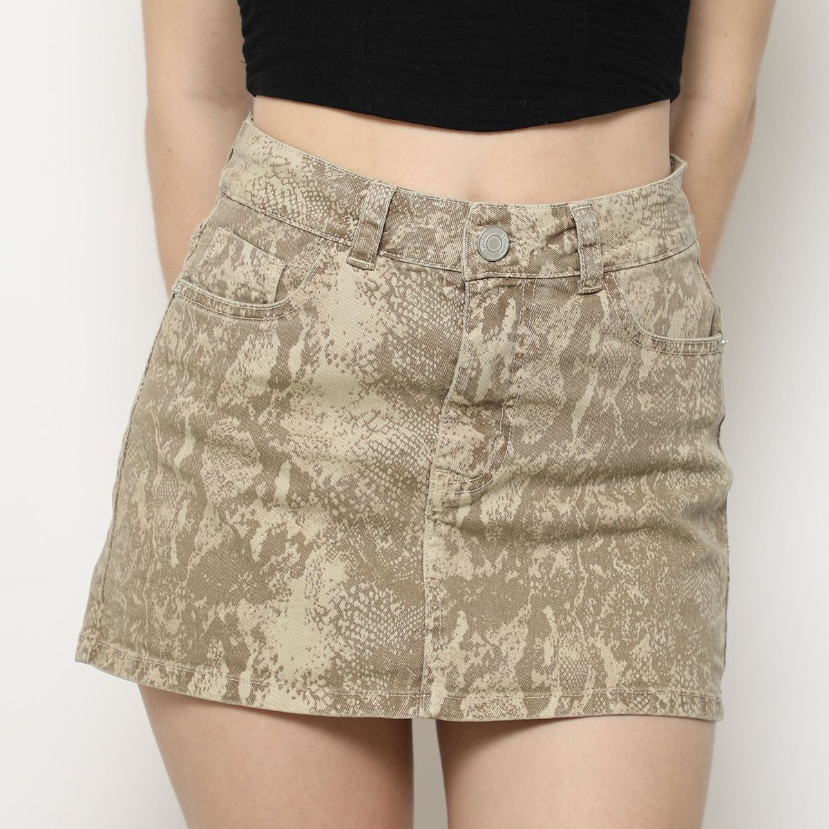 SYBILLA - Falda Short Algodón Mujer Sybilla