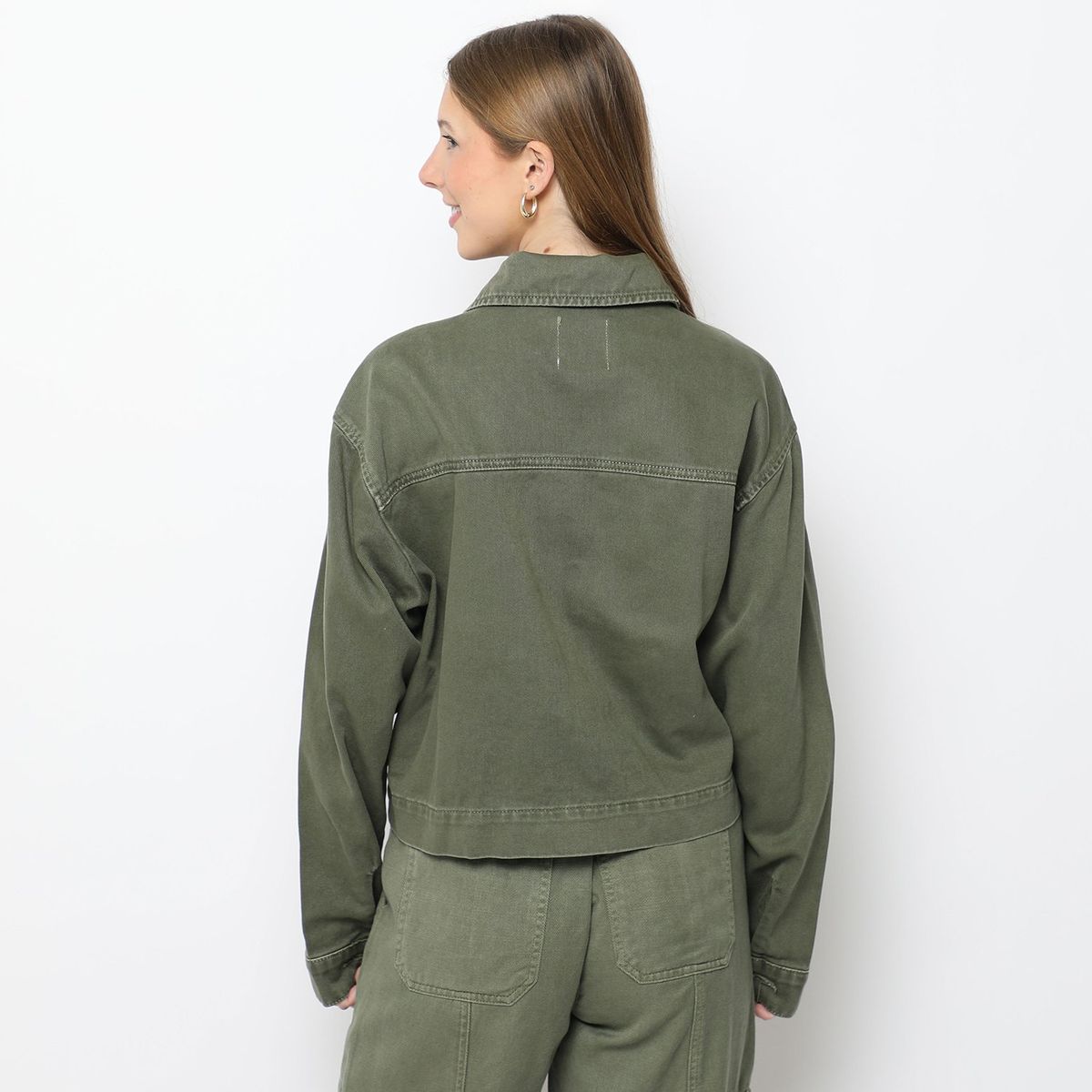 SYBILLA - Casaca 100% Algodón Mujer Sybilla