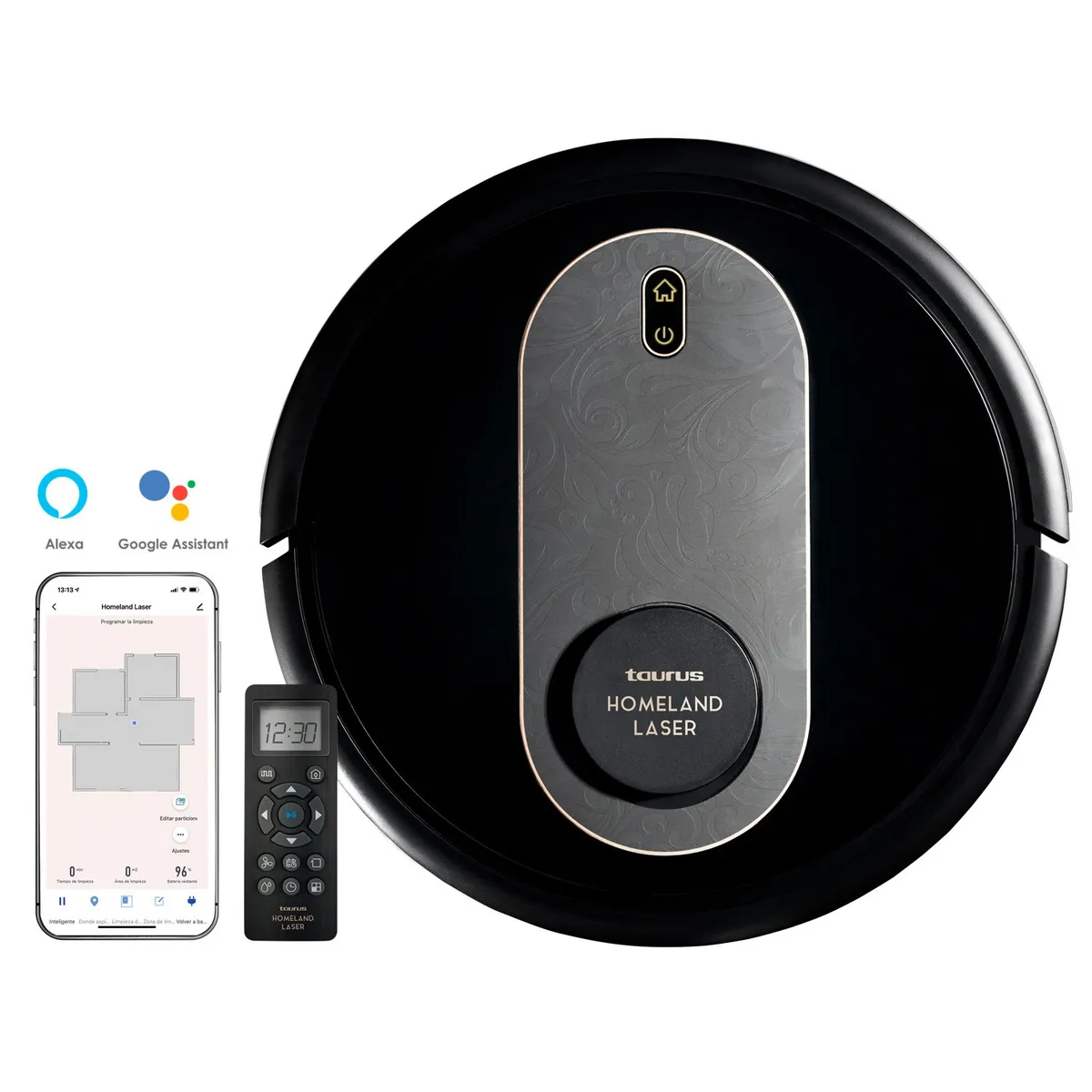 TAURUS - Aspiradora Robot Taurus Mod. Homeland Laser