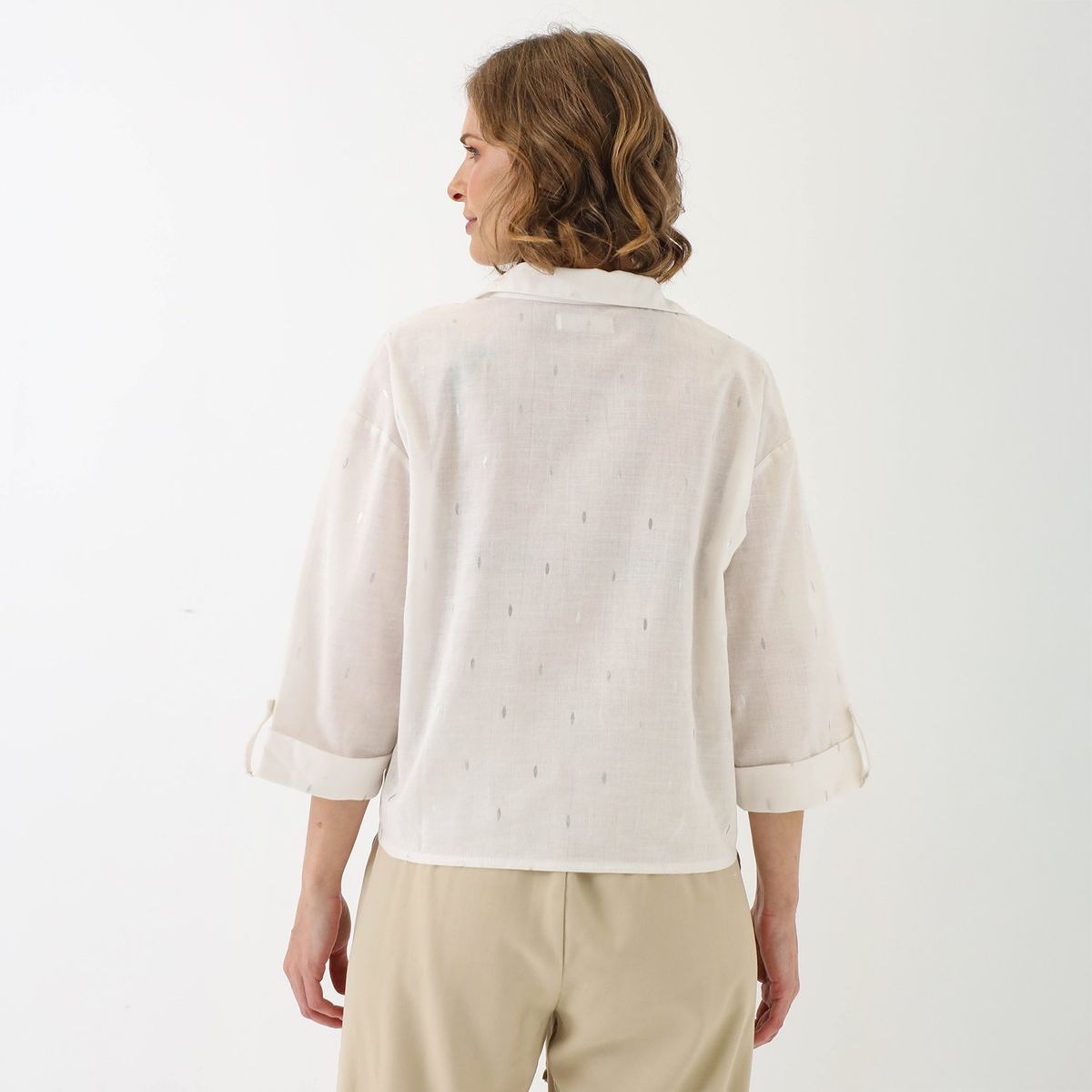 APOLOGY - Blusa Manga Larga 100% Algodón Mujer Apology