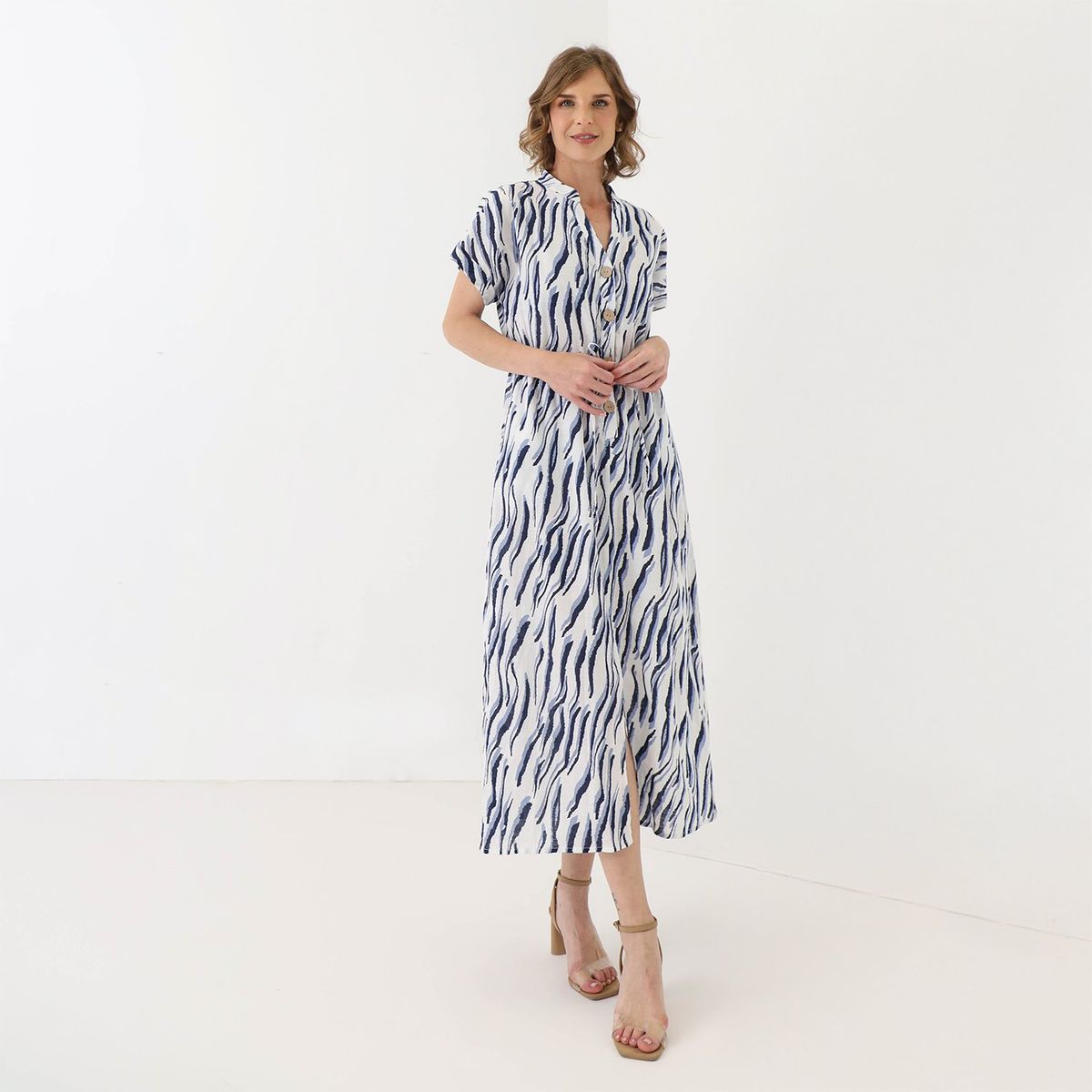 APOLOGY - Vestido Largo 100% Algodón Mujer Apology