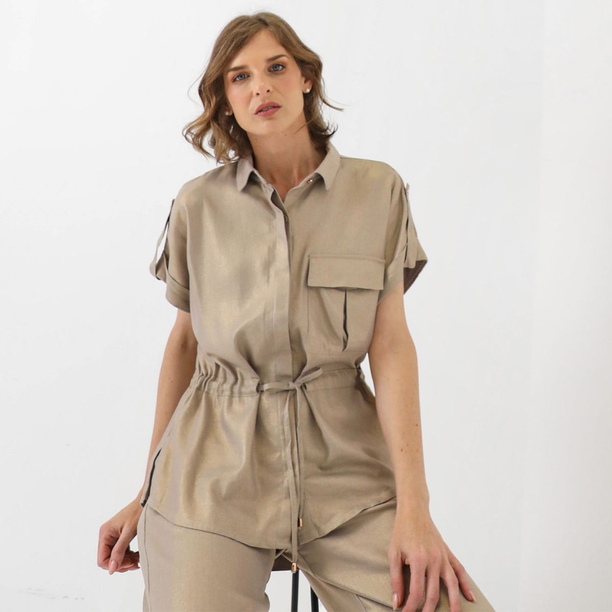 APOLOGY - Blusa Manga Corta Mujer Apology