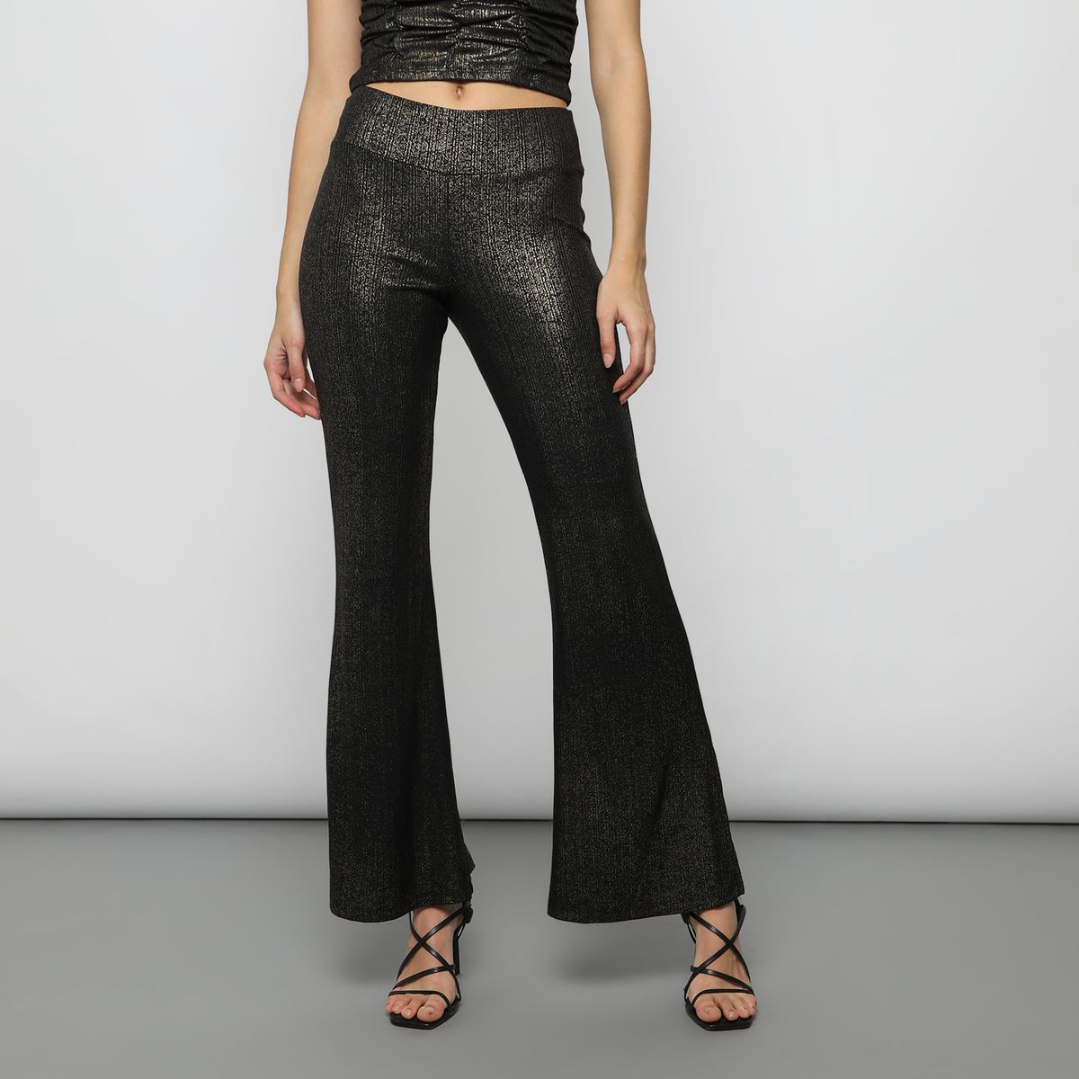 MOSSIMO - Pantalón Flare Mujer Mossimo