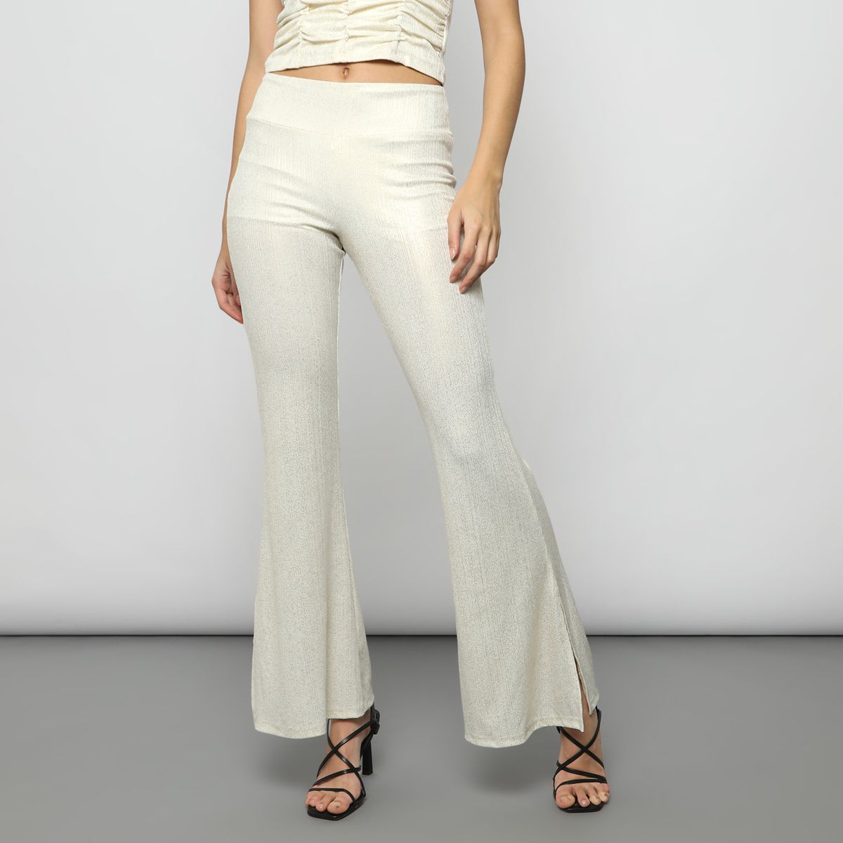 MOSSIMO - Pantalón Flare Mujer Mossimo