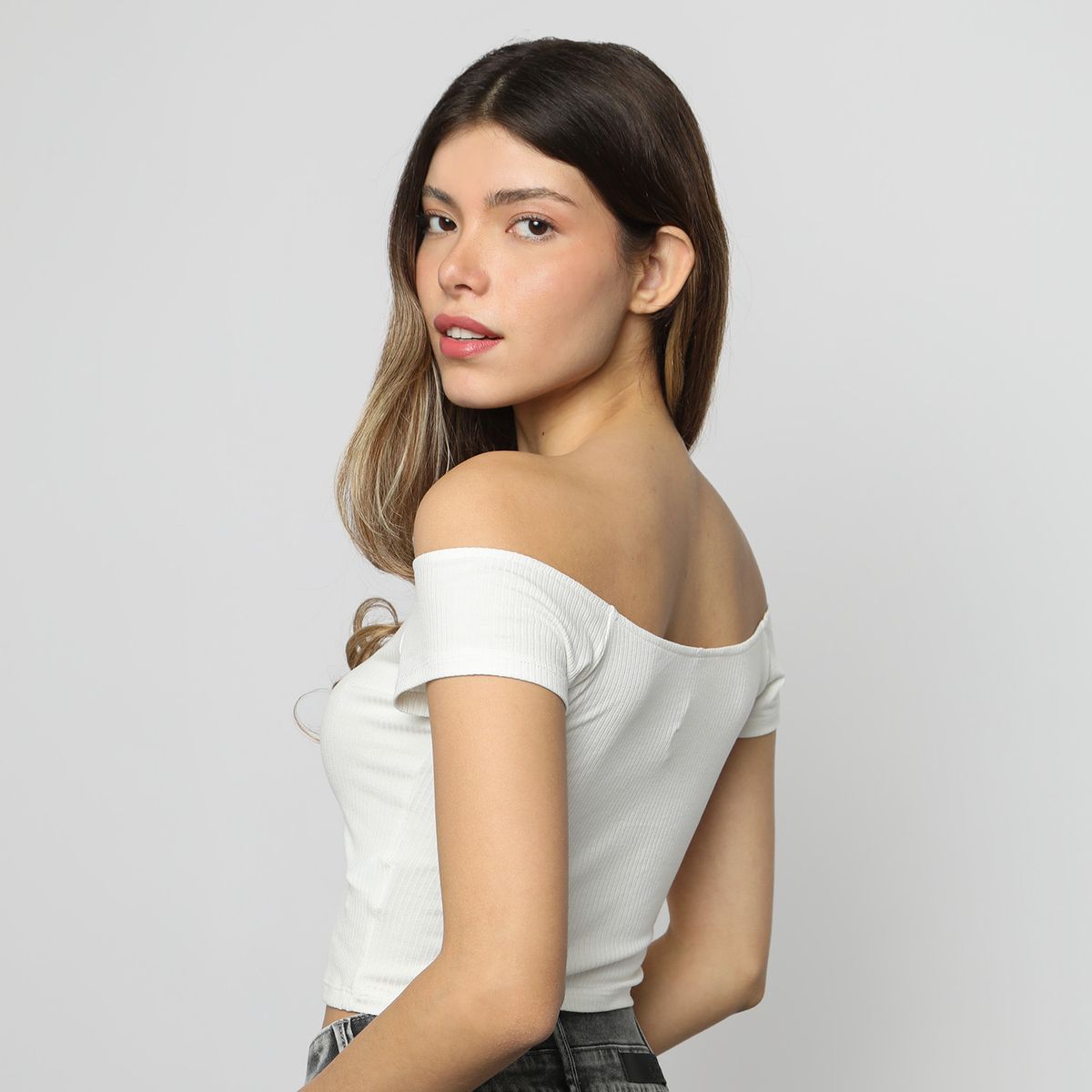 MOSSIMO - Top Manga Larga Algodón Mujer Mossimo