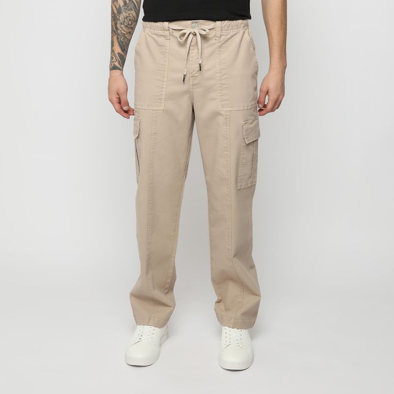 BEARCLIFF - Pantalón Cargo Algodón Hombre Bearcliff