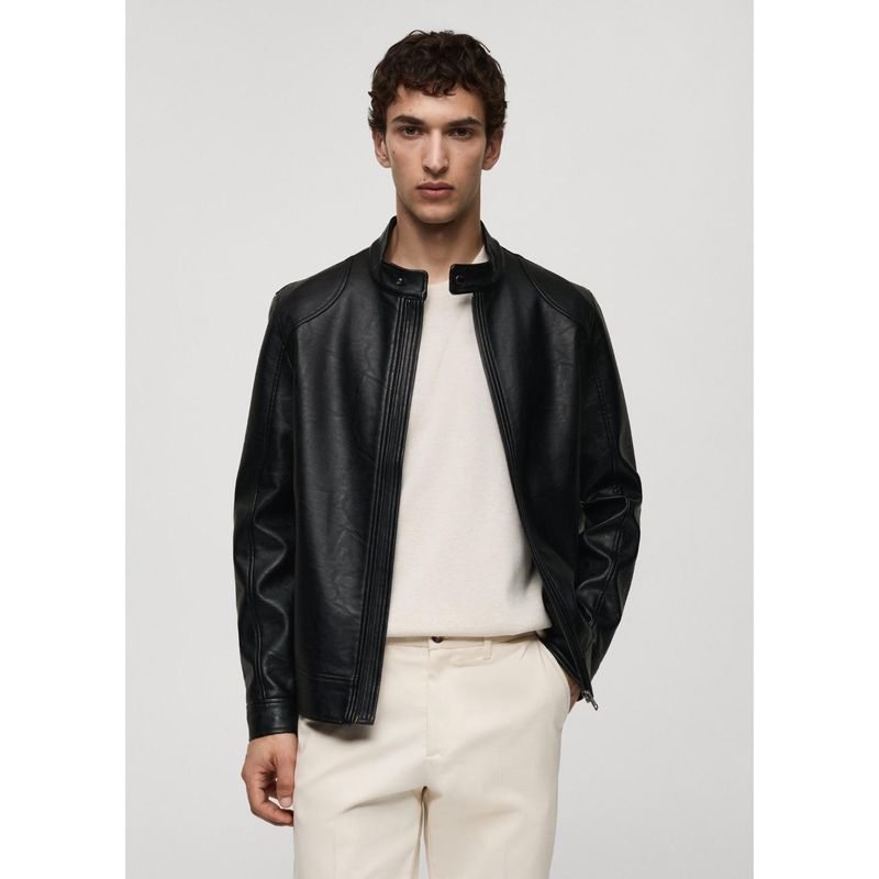 MANGO - Casaca Biker Hombre Mango 